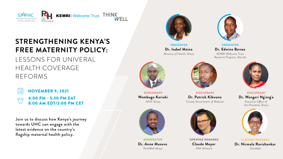 Strengthening Maternal Health Finance in Kenya: Lessons for Universal Health Coverage Reform